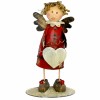 Swinging metal angel 13cm