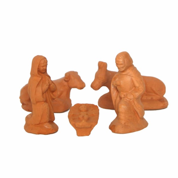 Figurines for crib to paint, +/- 9cm