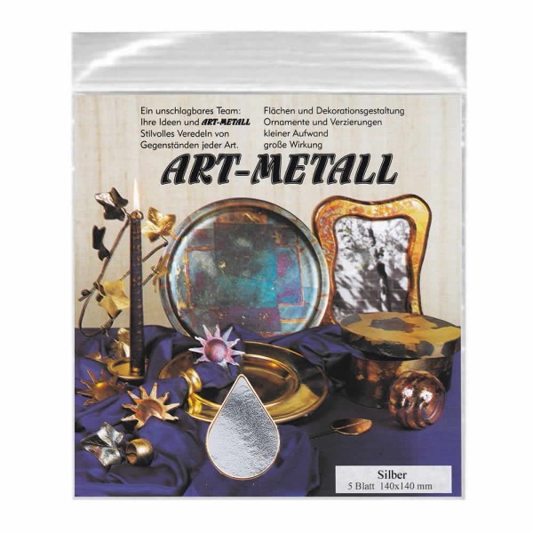 Art-Metall - Gold leaves, silver finish