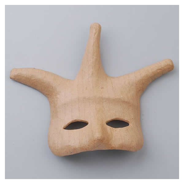 Cardboard Mask "Arlequin", 19.5x24.5cm