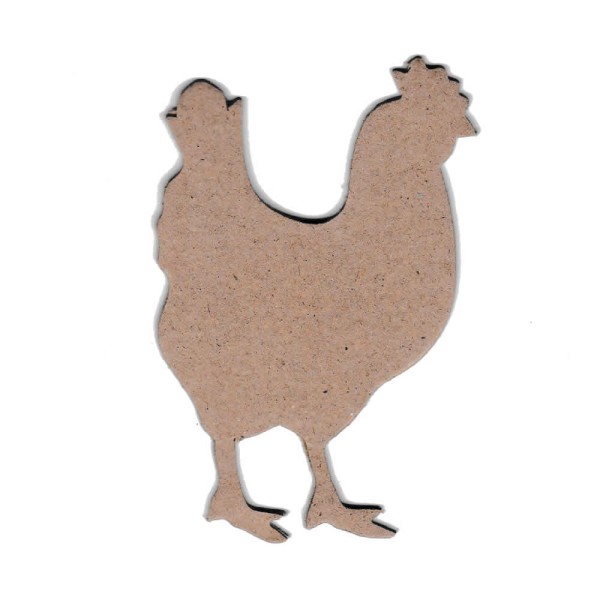 Ornement grande poule 12cm