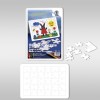 Puzzle blanco para decorar, 30 piezas