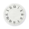 Adhesive Clock Dial, 14cm, silver