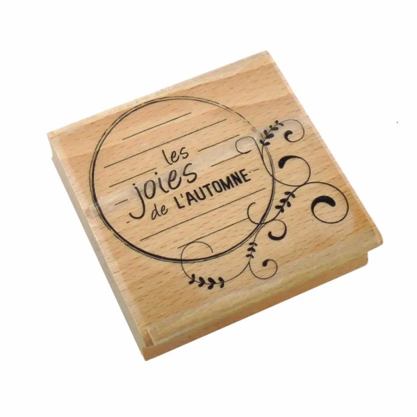 Florilèges - Rubberstamp Joies de l'automne 80x80mm