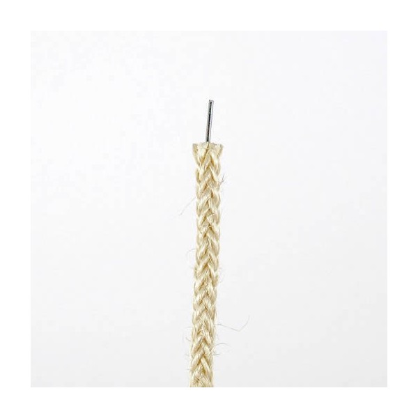 Cuerda de sisal con metal 8mm/5m