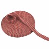 Tube en tricot rouge/gris, 40mm/75cm