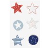 Wooden Stickers “Stars” , 12 pcs