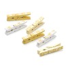 Mini clothespins, 4.5cm, yellow