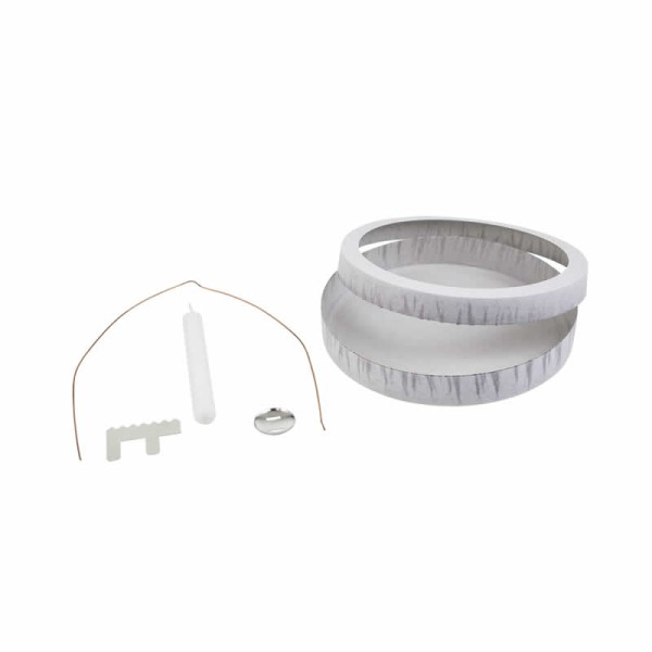 Set créatif pour lampion Ø 13 cm, blanc