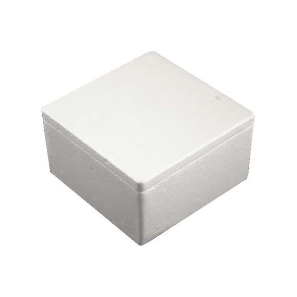 Box, square, flat top, 135x135mm