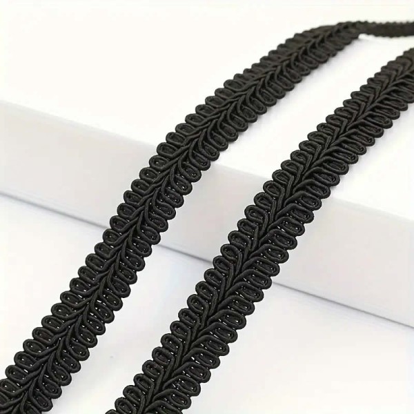 Galon de passementerie 13mm/2m noir