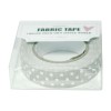 Fabric Tape grau mit Tupfen, 1,5 x 500cm