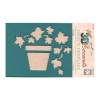 3D Stencil Potted Ivy