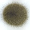 Fur bowl, +/- 4cm, green