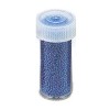 Mini glass marbles, 1mm, 20g, blue