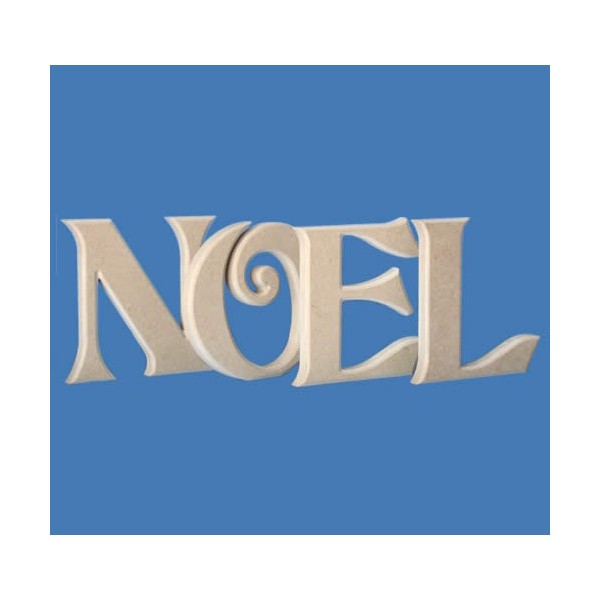 Holz-Buchstaben NOEL, 20cm je