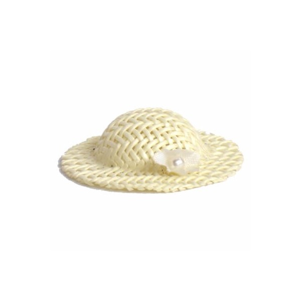 Mini sombrero de novia, 4cm, 12 unidades