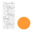 Peel-off Stickers libélula, naranja