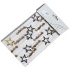 Stars and pearls garland, 2m