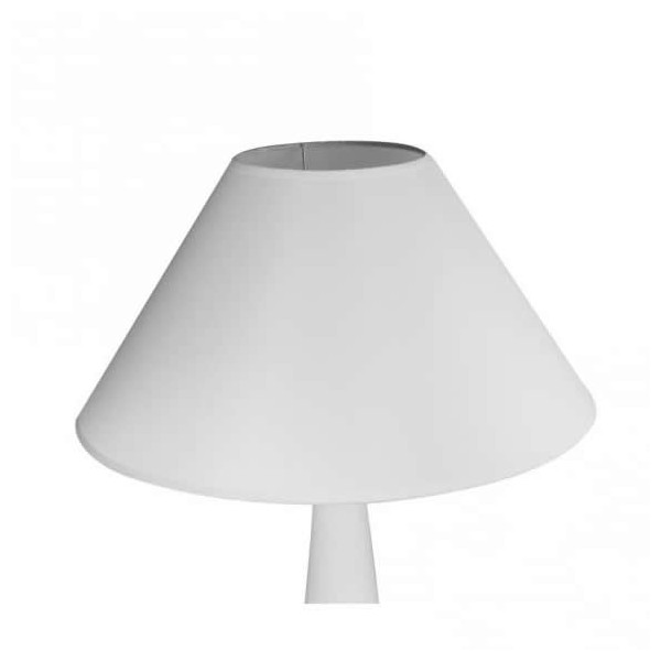 Lamp shade round, bottom Ø19.5cm, height 12.5cm, white