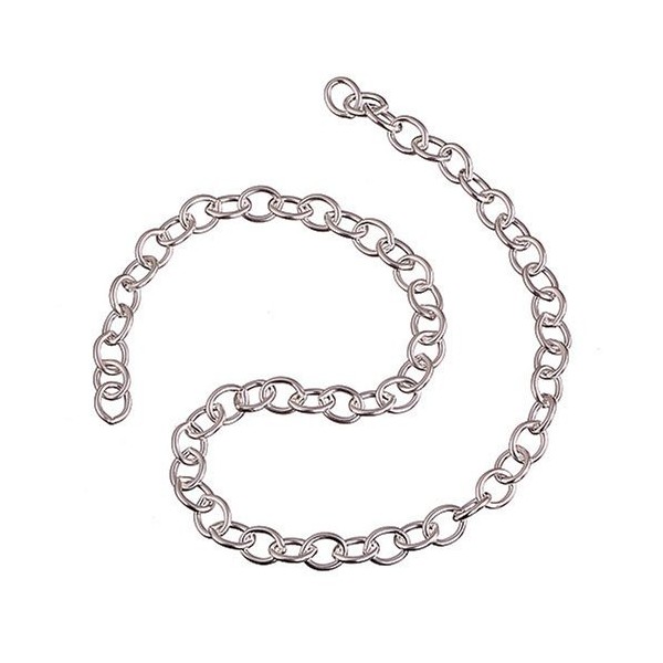 Chain, colour : silver, 1m