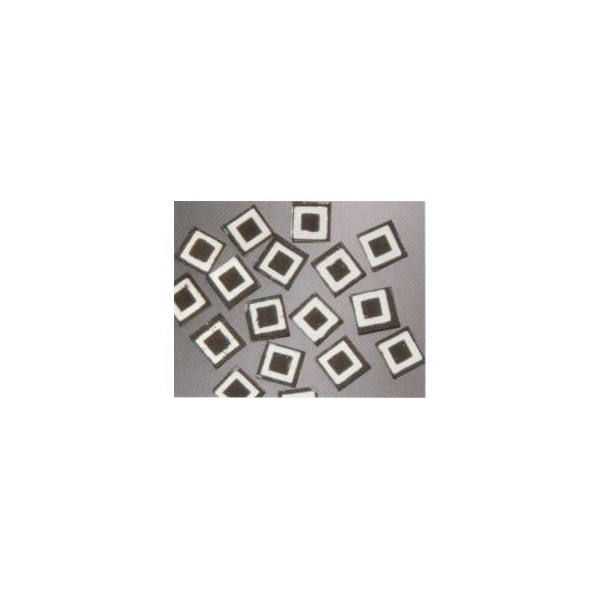 Matrix Mosaic, black, squares, 10x10x2mm