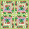 Napkins Strawberry, 12 pces