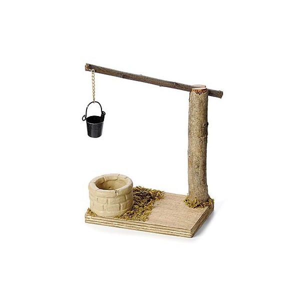 Wooden fountain 16cm