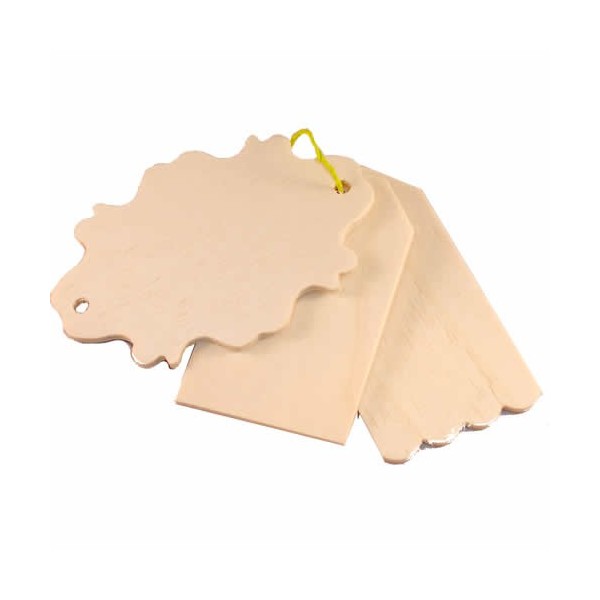 Pause Creative wooden tags, 3 pcs