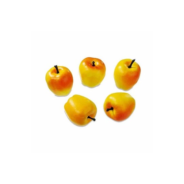 Apfel gelb 3cm, 8 Stk