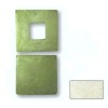 Mother-of-pearl element, square, white