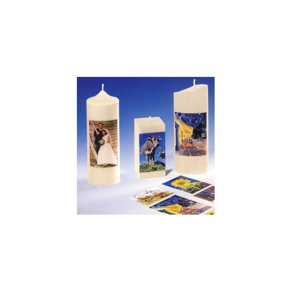 Photo transfer paper for candles