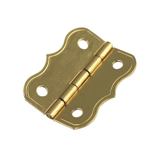 Deco hinges, brassed, 25x20mm