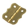 Deco hinges, brassed, 25x20mm