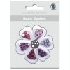 Basic Eyelets 3mm, lilac, 60 assorted pcs