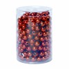 Decoration beads, 8mm, 75g, brown
