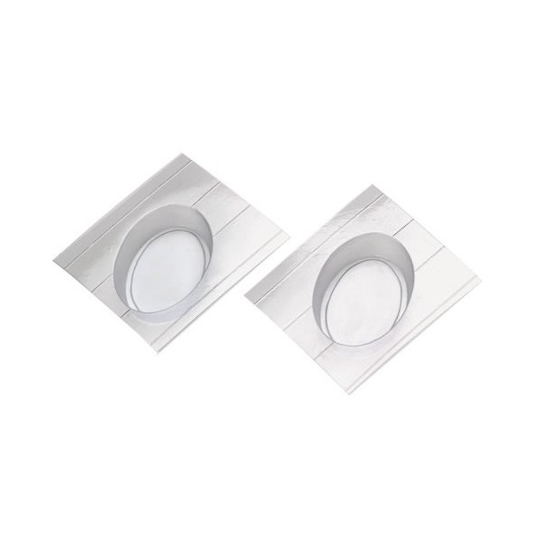 Set of 2 oval molds