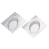 Set of 2 oval molds