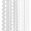 Bazzill Just the edge - Paper Ribbon blanco Avalanche