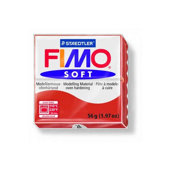 FIMO soft rouge indien