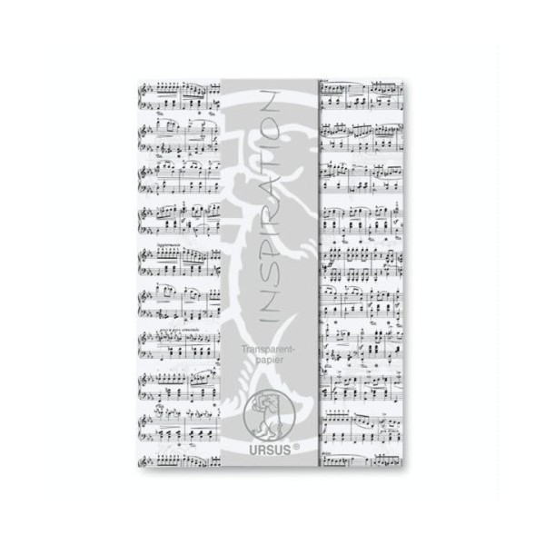 Papier transparent "Musique"