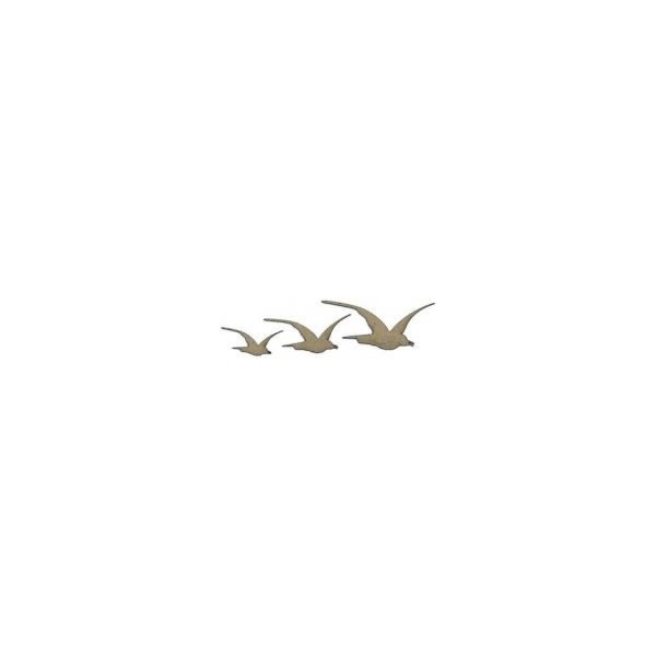 Mouettes, 3 pcs, 5.5-9.5x2-4cm