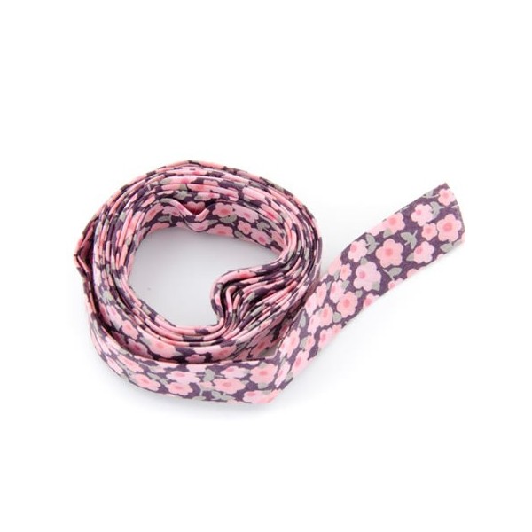 Schrägband Liberty Penny rose, 10mm/1m