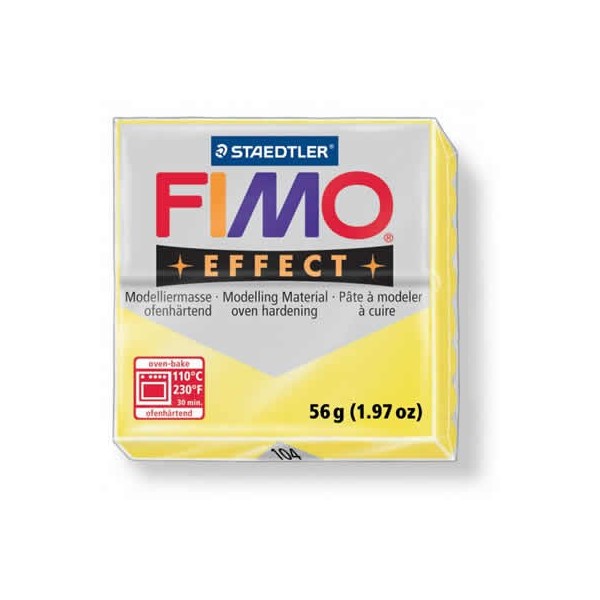FIMO effect amarillo transparente