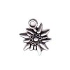 Hanging edelweiss, 13mm, colour silver, 1 pce