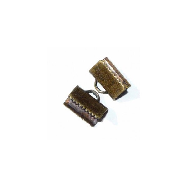 Connector for ribbon, bronze, 10x5mm, 4pcs