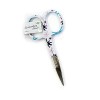 Embroidery scissors  9.5cm, floral blue