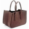 Bolso de fieltro, marron 38x20x24cm