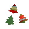 Tannenbaum rot/grün, 3.7cm, 8 Stk