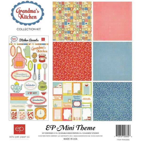 Echo Park - Grandma's Kitchen Collection Kit